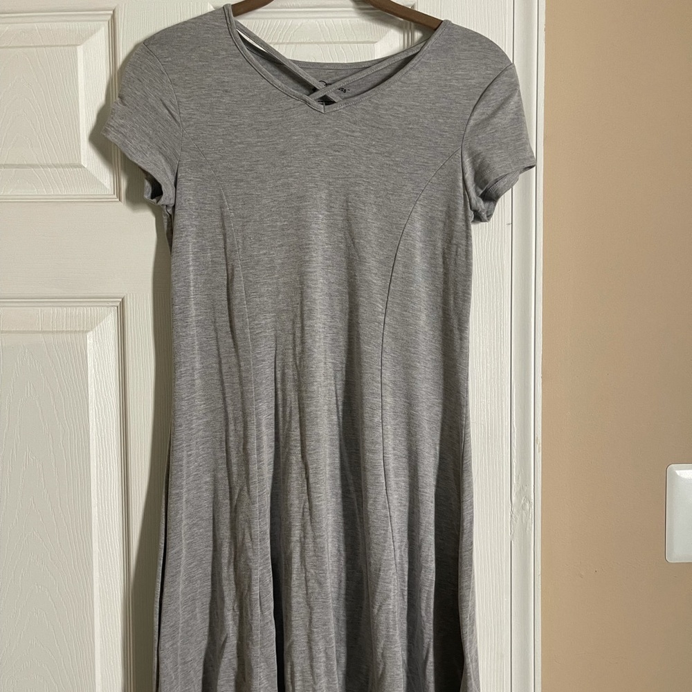 Girls mid-length grey Target dress size 10/12